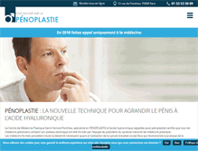 Tablet Screenshot of penoplastie-medicale.com